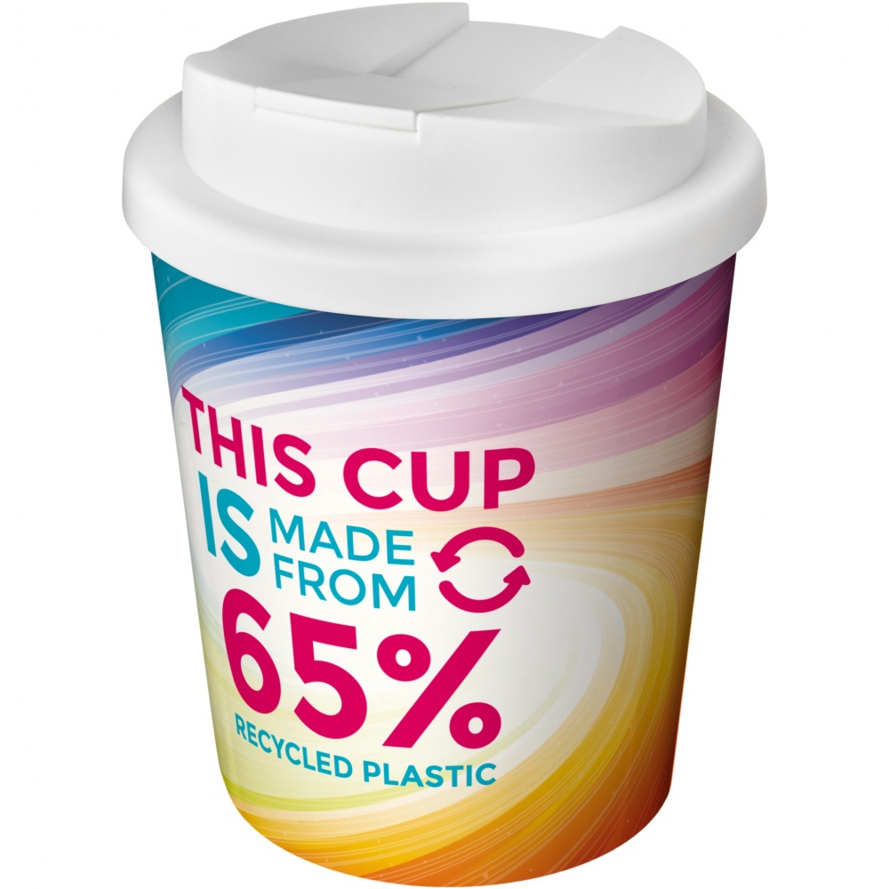 Logo trade promotional items image of: Brite-Americano Espresso Eco 250 ml spill-proof insulated tumbler