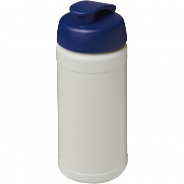 Logotrade advertising products photo of: Baseline 500 ml recycled sport bottle with flip lid