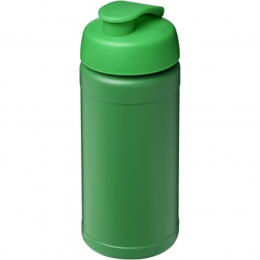 Logotrade promotional item picture of: Baseline 500 ml recycled sport bottle with flip lid