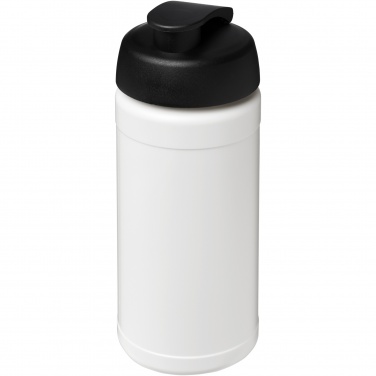 Logo trade corporate gifts image of: Baseline 500 ml recycled sport bottle with flip lid