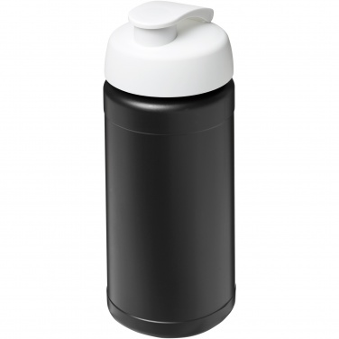 Logo trade business gift photo of: Baseline 500 ml recycled sport bottle with flip lid