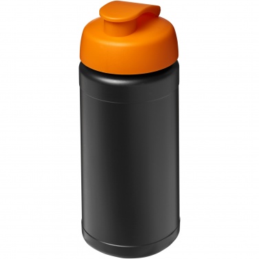 Logotrade promotional gift image of: Baseline 500 ml recycled sport bottle with flip lid