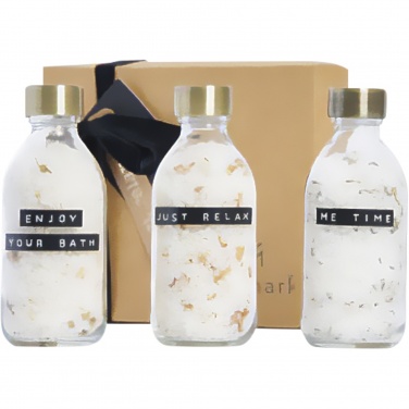 Logotrade promotional giveaways photo of: Wellmark Just Relax 3-piece 200 ml bath salt gift set