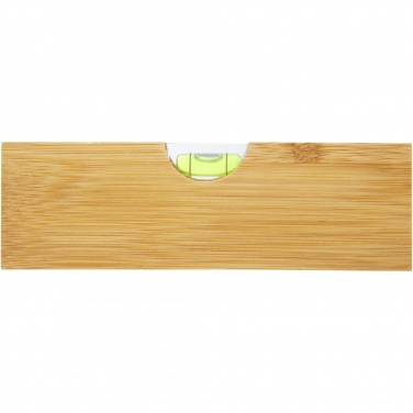 Logo trade promotional products image of: Flush bamboo spirit level with bottle opener