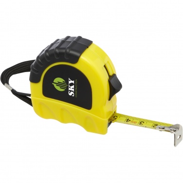 Logo trade promotional merchandise photo of: Rule 3-metre RCS recycled plastic measuring tape