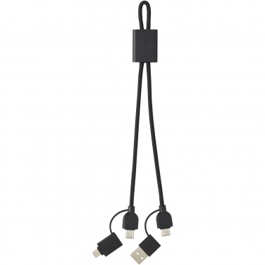 Logo trade promotional product photo of: Connect 6-in-1 RCS recycled aluminium 45W quick charge & data transfer cable