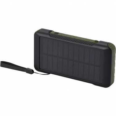 Logotrade promotional items photo of: Soldy 10.000 mAh RCS recycled plastic solar dynamo power bank 