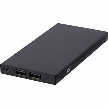 Logo trade advertising products image of: Connect 5000 mAh recycled aluminium power bank 