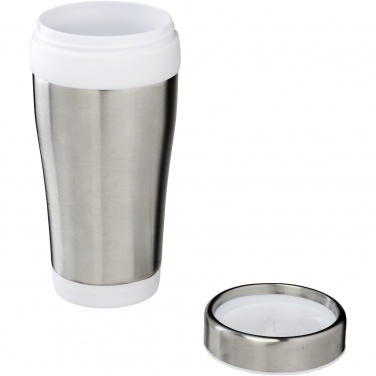 Logo trade advertising product photo of: Elwood 410 ml stainless steel insulated tumbler