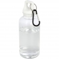 Oregon 400 ml RCS certified recycled plastic water bottle with carabiner, White