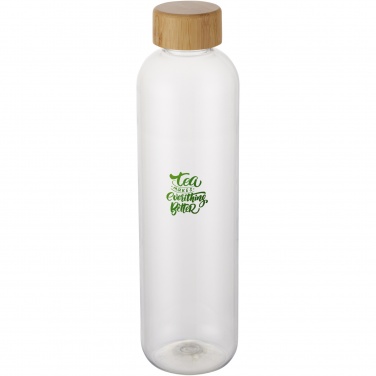 Logo trade promotional merchandise image of: Ziggs 1000 ml recycled plastic water bottle