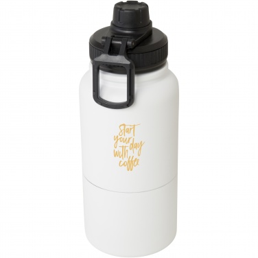 Logo trade advertising product photo of: Dupeca 840 ml RCS certified stainless steel insulated sport bottle