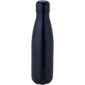 Cove 500 ml RCS certified recycled stainless steel vacuum insulated bottle , Navy