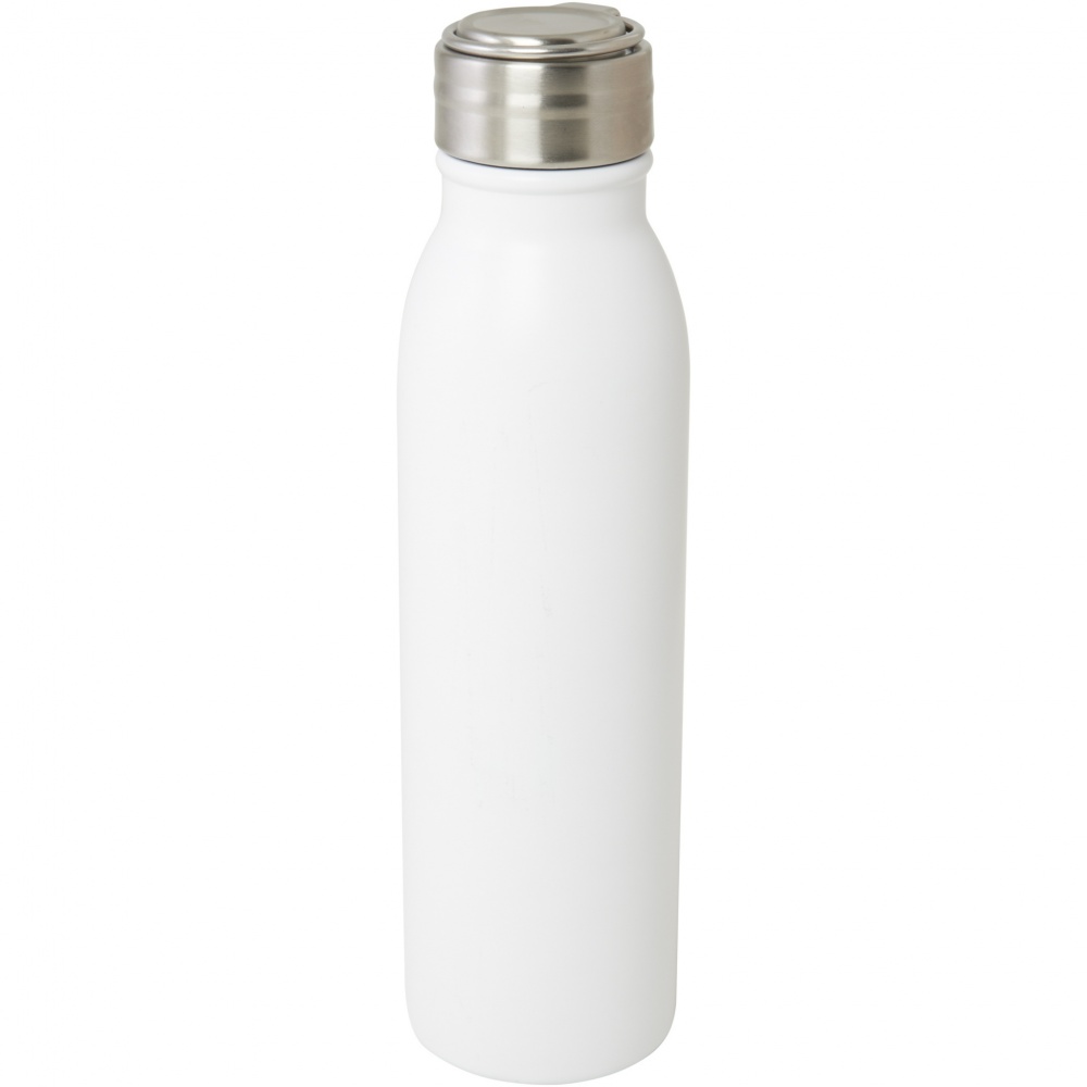 Logo trade corporate gifts image of: Harper 700 ml RCS certified stainless steel water bottle with metal loop