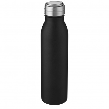 Logo trade promotional giveaways picture of: Harper 700 ml RCS certified stainless steel water bottle with metal loop