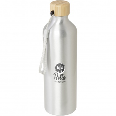 Logo trade promotional product photo of: Malpeza 770 ml RCS certified recycled aluminium water bottle