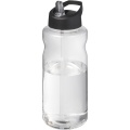 H2O Active® Big Base 1 litre spout lid sport bottle, Solid black