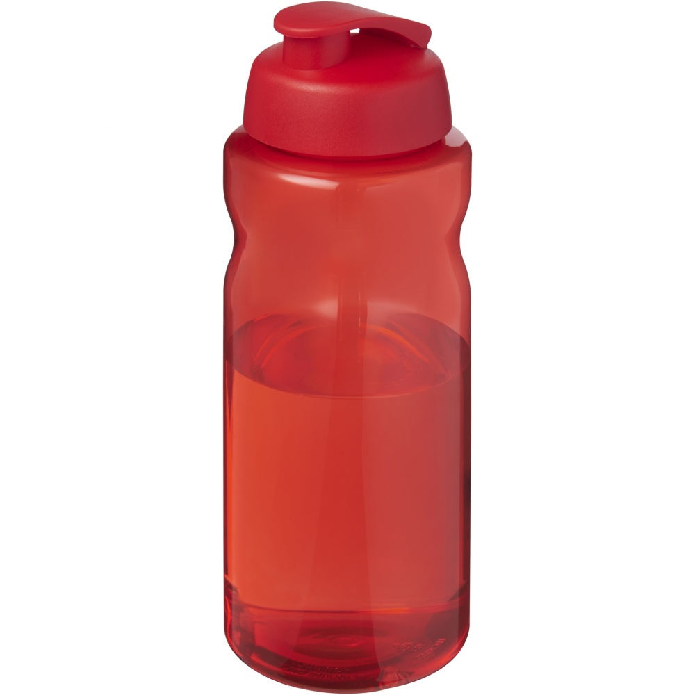 Logo trade promotional products image of: H2O Active® Eco Big Base 1 litre flip lid sport bottle