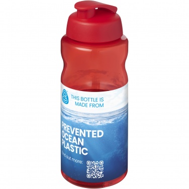 Logo trade business gift photo of: H2O Active® Eco Big Base 1 litre flip lid sport bottle