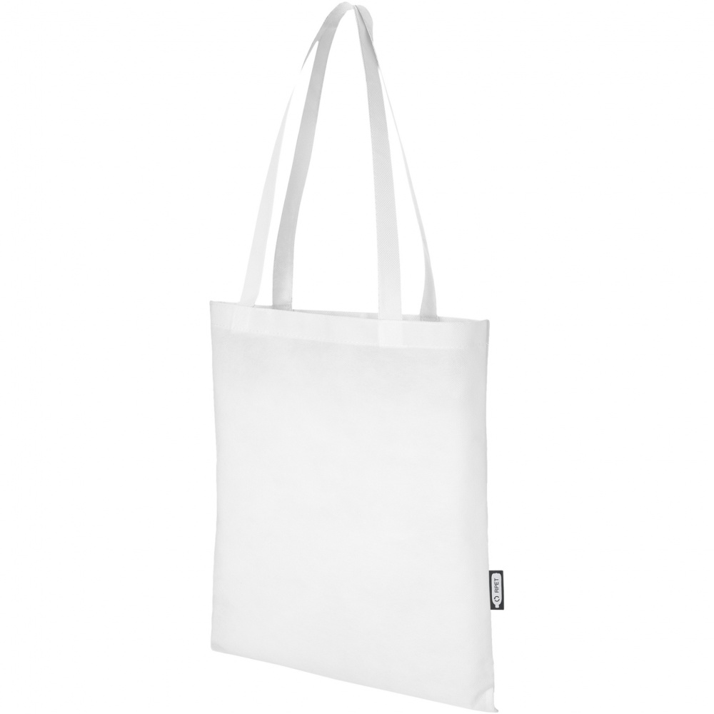 Logotrade business gift image of: Zeus GRS recycled non-woven convention tote bag 6L