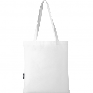 Logo trade promotional products image of: Zeus GRS recycled non-woven convention tote bag 6L