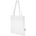 Zeus GRS recycled non-woven convention tote bag 6L, White