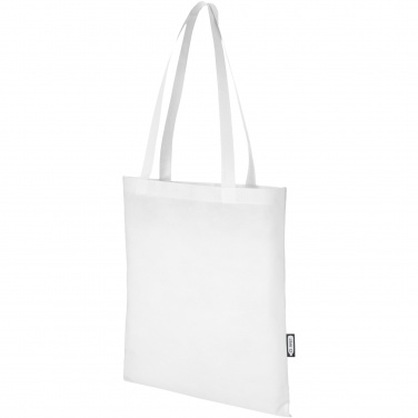 Logo trade corporate gift photo of: Zeus GRS recycled non-woven convention tote bag 6L