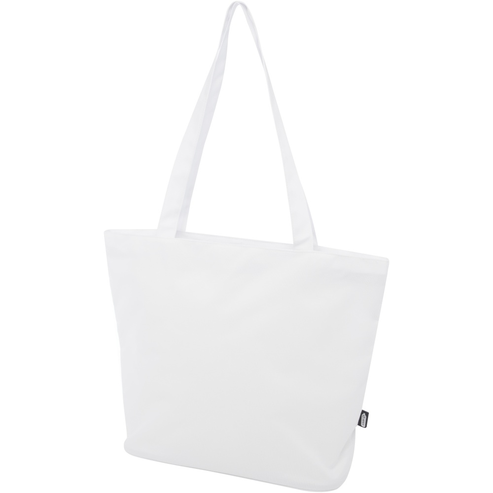 Logo trade corporate gift photo of: Panama GRS recycled zippered tote bag 20L