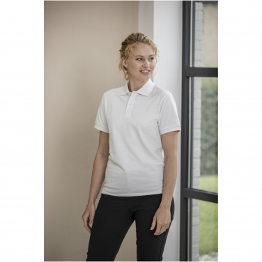 Logo trade promotional product photo of: Emerald short sleeve unisex Aware™ recycled polo