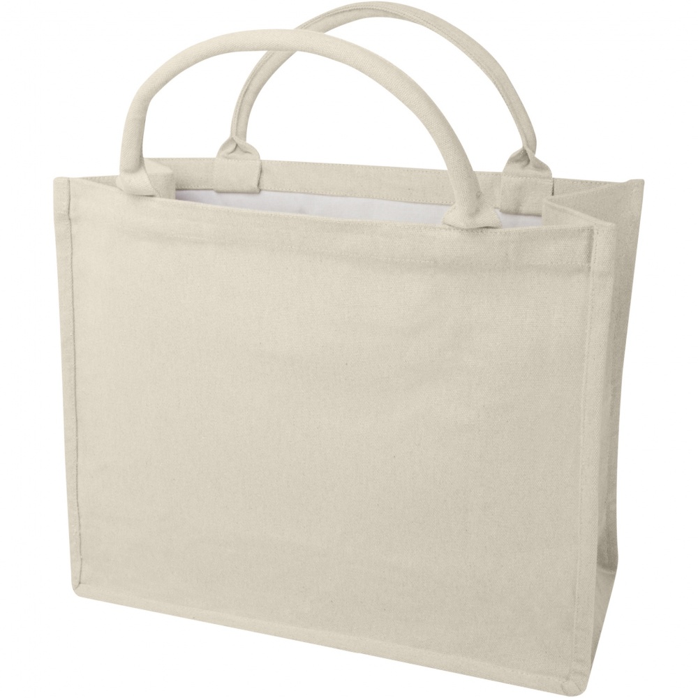 Logo trade promotional giveaways picture of: Page 500 g/m² Aware™ recycled book tote bag