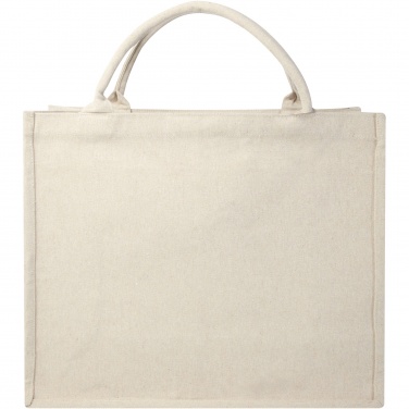 Logo trade advertising product photo of: Page 500 g/m² Aware™ recycled book tote bag