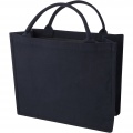 Page 500 g/m² Aware™ recycled book tote bag, Navy