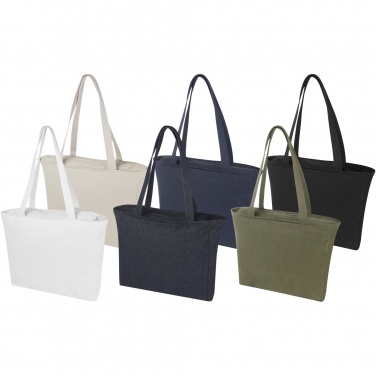 Logotrade promotional giveaway image of: Weekender 500 g/m² Aware™ recycled tote bag