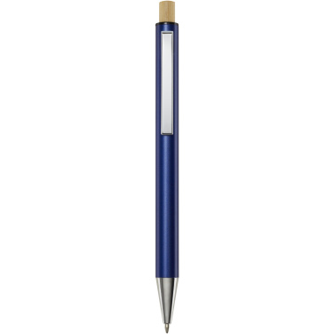 Logotrade promotional merchandise picture of: Cyrus recycled aluminium ballpoint pen (black ink)