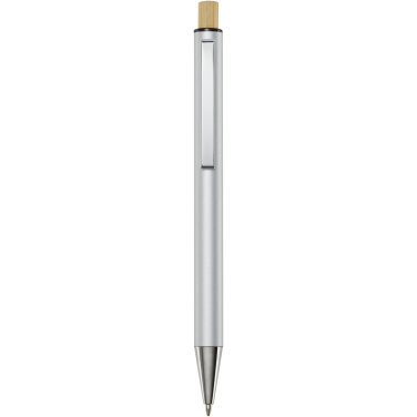 Logo trade promotional products image of: Cyrus recycled aluminium ballpoint pen (black ink)