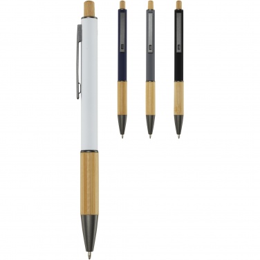 Logo trade business gift photo of: Darius recycled aluminium ballpoint pen