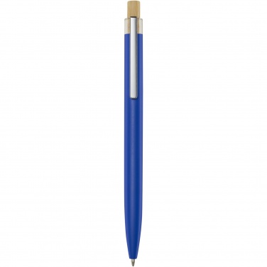 Logo trade promotional gifts picture of: Nooshin recycled aluminium ballpoint pen  (blue ink)