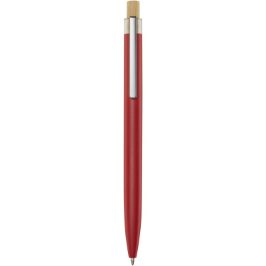 Logo trade corporate gifts image of: Nooshin recycled aluminium ballpoint pen