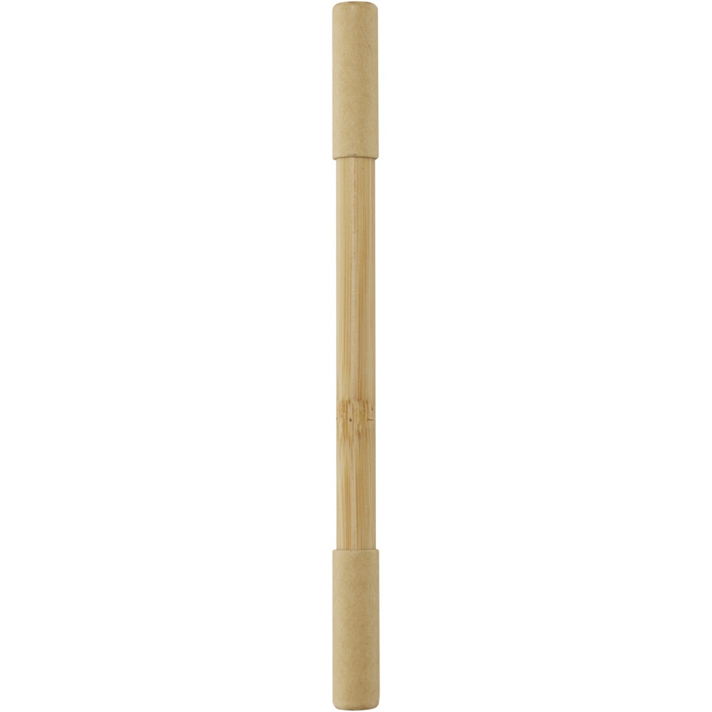 Logo trade corporate gifts picture of: Samambu bamboo duo pen