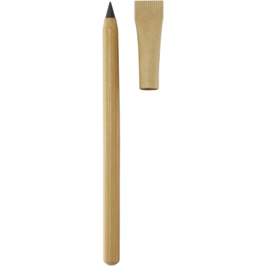 Logo trade promotional products image of: Seniko bamboo inkless pen