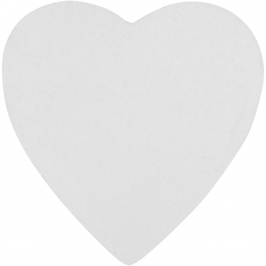 Logo trade promotional product photo of: Sticky-Mate® heart-shaped recycled sticky notes