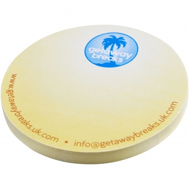 Logo trade advertising product photo of: Sticky-Mate® circle-shaped recycled sticky notes