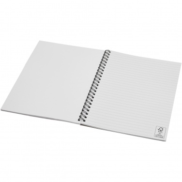 Logo trade promotional merchandise image of: Desk-Mate® A5 colour spiral notebook