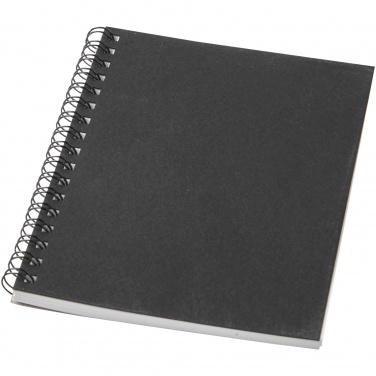 Logo trade promotional giveaways picture of: Desk-Mate® A6 colour spiral notebook