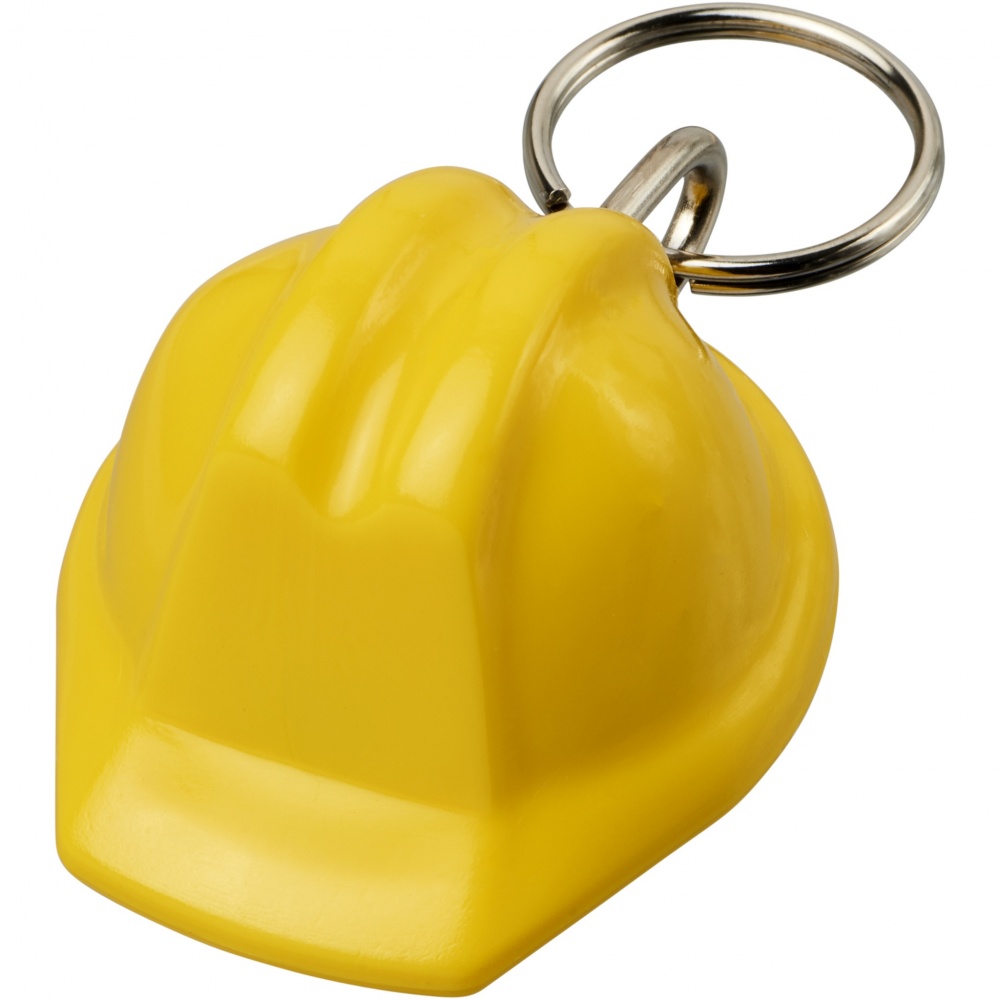 Logotrade business gift image of: Kolt hard hat-shaped recycled keychain