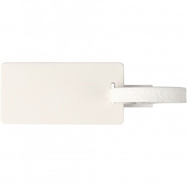 Logo trade promotional giveaways picture of: River recycled window luggage tag