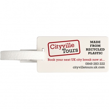 Logotrade promotional products photo of: River recycled window luggage tag