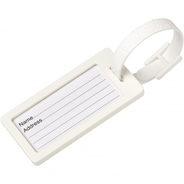 Logo trade business gifts image of: River recycled window luggage tag