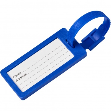 Logo trade promotional items image of: River recycled window luggage tag