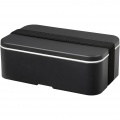 MIYO Renew single layer lunch box, Granite / Solid black